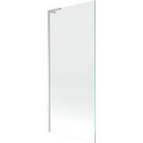 Mexen Next L vonios kambario pertvara 1-sparnas 80 x 150 cm, skaidri, šepečiu nikelis - 895-080-000-03-00-97