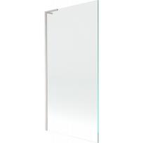 Mexen Next L vonios kambario pertvara 1-sekcijų 90 x 150 cm, permatoma, šlifuotas nikelis - 895-090-000-03-00-97
