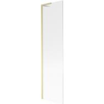 Mexen Next L vonios uždangalas 1-durio 50 x 150 cm, dryžuotas, auksinis šlifuotas - 895-050-000-03-09-55