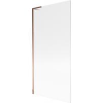 Mexen Next L vonios sienelė, 1-duris 90 x 150 cm, juostos, rožinis auksas - 895-090-000-03-09-60