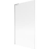 Mexen Next L vonios ekrano 1-durys 100 x 150 cm, dryžuotas, šlifuotas nikelis - 895-100-000-03-09-97