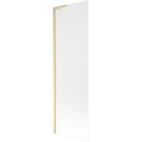 Mexen Next L vienasparnis vonios kambario ekranas 60 x 150 cm, matinė apdaila, auksinis šlifuotas - 895-060-000-03-30-55