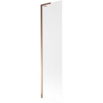 Mexen Next L vonios sienelė vieno sparno 50 x 150 cm, matinis, rožinis auksas - 895-050-000-03-30-60
