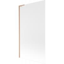 Mexen Next L vonios sienelė su 1 sparnu 100 x 150 cm, matinis, šlifuotas varis - 895-100-000-03-30-65