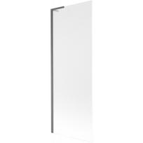 Mexen Next L, 1-panelis vonios paravanas, 70 x 150 cm, matinė, šepetėliu poliruota tamsiai pilka - 895-070-000-03-30-66