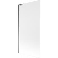 Mexen Next L vonios ekranas su 1 varčia 90 x 150 cm, matinio stiklo, gunmetal - 895-090-000-03-30-95