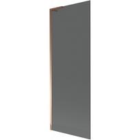 Mexen Next L vonios sienelė 1 sparnas 70 x 150 cm, grafitas, rožinis auksas - 895-070-000-03-40-60