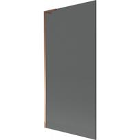 Mexen Next L vonios ekranas 1-durų 90 x 150 cm, grafitas, rožinis auksas - 895-090-000-03-40-60