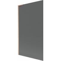 Mexen Next L vonios kambario pertvara 1 sparno, 100 x 150 cm, grafitas, šepečiuota varis - 895-100-000-03-40-65