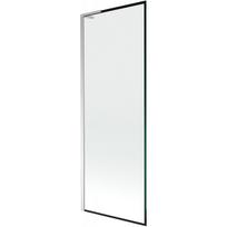 Mexen Next L vonios stovo sienelė, 1-skydinė 70 x 150 cm, juoda rėmelis, chromuota - 895-070-000-03-70-01