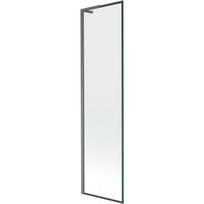 Mexen Next L vonios sienelė 1-durų 50 x 150 cm, juodas rėmelis, šlifuotas gun gray - 895-050-000-03-70-66