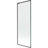 Mexen Next L vonios širmos ekranas 1-duris 70 x 150 cm, juodas rėmas, ginklų pilka matinė - 895-070-000-03-70-66