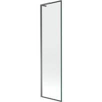 Mexen Next L vonios ekranas, vienos dalies 1-sparno, 50 x 150 cm, juodas rėmas, gun metal - 895-050-000-03-70-95