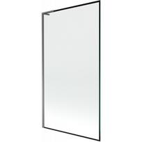 Mexen Next L vonios sienelė 1-duris 100 x 150 cm, juodas rėmelis, gun metal - 895-100-000-03-70-95
