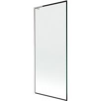 Mexen Next L vonios kambario pertvara, 1-durų, 80 x 150 cm, juodas rėmas, šlifuotas nikelis - 895-080-000-03-70-97