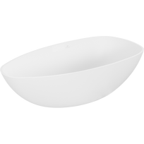 Mexen Imola atskirai pastatoma vonia iš konglomerato 160 x 81 cm, balta matinė - 57281608000