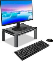 Techly Height Adjustable Monitor Stand Table