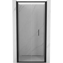 Mexen Exo sulankstomos dušo durys 95 cm, skaidrios, juodos - 816-095-000-70-00