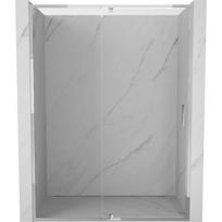 Mexen Exo vonios kambario durys 145 cm, permatomos, chromas - 819-145-000-01-00