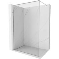 Mexen Kioto-F dušo kabinos siena Walk-in su rėmeliu 115 x 202 cm, skaidrus 8 mm, chromuotas - 800-115-104-01-00