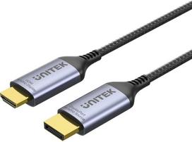 Unitek CABLE DISPLAYPORT 1.4 TO HDMI 2.1, 8K, 1,8M