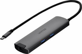 Unitek H1112F active HUB USB-C 5Gbps, HDMI RJ-45 PD 100 W