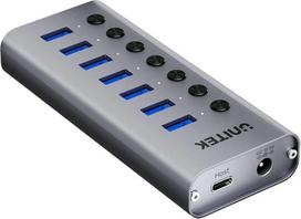 Unitek HUB USB-A 7-IN-1 WITH SWITCHES