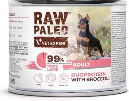 Vetexpert RAW PALEO Duoprotein Pork & Lamb Adult - wet dog food - 200g