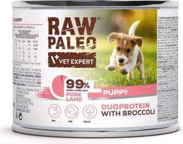 Vetexpert RAW PALEO Duoprotein Pork & Lamb Puppy - wet dog food - 200g