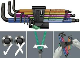 Wera 950/9 L-shaped hex key Metric 9 pc(s)