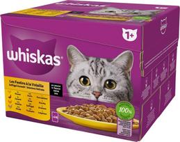 Whiskas Poultry Feast  - wet cat food - 24x85 g