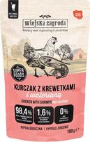 Wiejska Zagroda Chicken with Shrimps and Valerian – Wet Cat Food – 100g