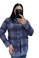Šiltas megztinis / Super nk.6016 / mėlynas, M/L