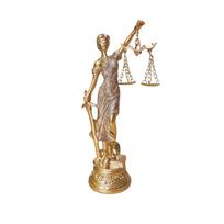 Akla Teisingumo Deivės Statulėlė Dervos Ledi Teisingumas Skulptūra su Svarstyklėmis Graikų Romėnų Teisingumo Figūrėlė Ornamentas Dovana Teisininkui 4