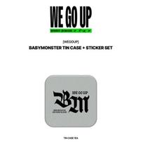 BABYMONSTER WE GO UP skardinė dėžutė + lipdukų rinkinys