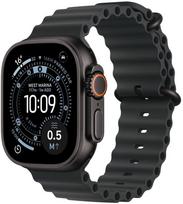 Apple Watch Ultra 3 GPS + Cellular 49mm Black titano korpuso laikrodis su Black Ocean dirželiu | MF0J4ET/A