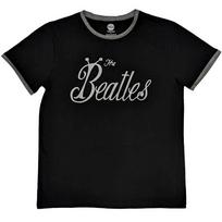 The Beatles Unisex Ringer T-Shirt: Bug Logo M