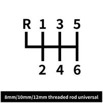 LED kristalinė pavarų svirties rankenėlė, tinkama R135-246 R135-24 135-24R 135-246R 135-R246 PRND septynių spalvų kristalinė pavarų svirties galvutė