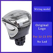 Krištolinė pavarų perjungimo rankenėlė, su LED ir be LED, Lexus ES/UX, Crystal Gear Head UX260 300h, Modifikuota šviečianti pavarų svirtis, Crystal S gray