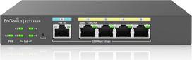 "EnGenius Cloud Managed EXT1105P" 5 prievadų Gigabit PoE+ komutatoriaus plėstuvas su iki 60 W biudžetu