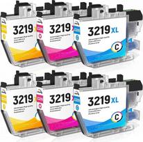 colorfly LC3219XL kasetės suderinamos su Brother LC3219 LC3217 spausdintuvo kasetėmis, skirtomis Brother MFC-J5330DW MFC-J5730DW MFC-J5730DW MFC-J5335DW MFC-J6930DW MFC-J6530DW MFC-J5930DW MFC-J6935DW (6 vnt.)