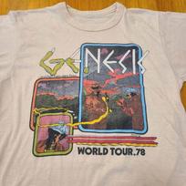 Vintažiniai 70-ųjų pasaulinio turo „78-ųjų grupės Genesis“ marškinėliai, S-4XL dydžiai XL