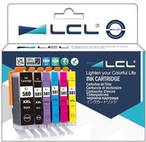 LCL PGI-580 CLI-581XXL spausdintuvo kasetės, suderinamos su Canon 580 581 kasetėmis, skirtomis Canon Pixma TS705 TR8550 TS6150 TR7550 TS6250 TR8500 TS8251 TS6350 TS9550 TS6151 TS9555 1(PGBK/PGBc/m/y/bk, 5