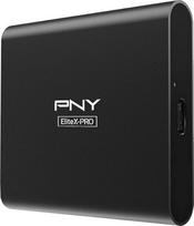 PNY PSD0CS2260-1TB-RB EliteX-PRO USB 3.2 Gen 2x2 išorinis nešiojamasis 1 TB SSD diskas, iki 1500MB/s skaitymo sparta, 1400MB/s įrašymo sparta, juodas