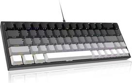 ZIPFORCE žaidimų klaviatūra 68 klavišai Mechaninė klaviatūra Mėlyni jungikliai C tipo jungtis Daugiaspalvė mišri apšviesta PBT klaviatūra