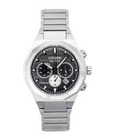 Citizen Zenshin Senkei Chronograph Super Titanium Juodas Ciferblatas Eco-Drive CA4690-51E 100M Vyriškas Laikrodis juoda