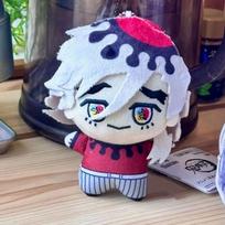 10 cm Demon Slayer Douma lėlės pakabukas; anime personažo vaidmenų žaidimo pliušinis žaislas; gimtadienio dovana. 10cm