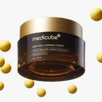 MEDICUBE Deep Vitamin C Golden Capsule Moisturizer Brightening Face Cream 55g