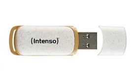 Intenso Green Line USB flash drive, 128GB, USB Type-A 3.2 Gen 1 (3.1 Gen 1), Beige, Brown
