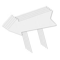 Weather Resistant Yard Sign With Ground Stake Durability Metal And Plastic For Outdoor Garden Decoration A